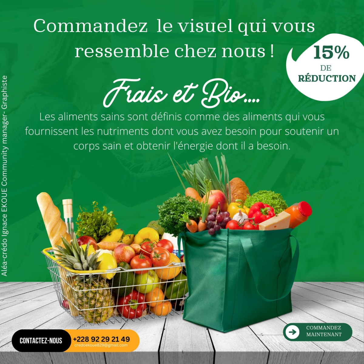 Je crée vos percutants visuels de communication