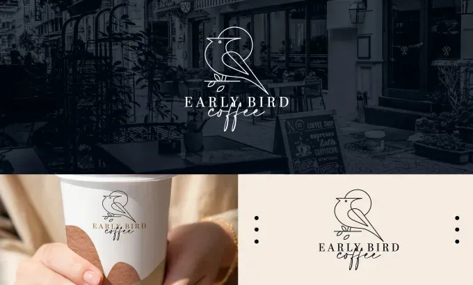 Je vais faire le design d'un logo d'entreprise minimaliste et créatif