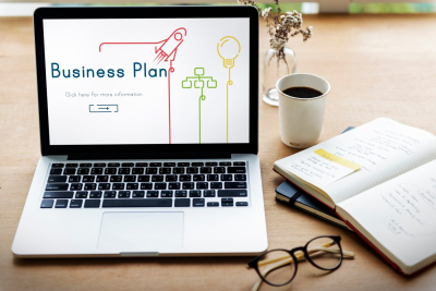 Création d'un business plan professionnel.