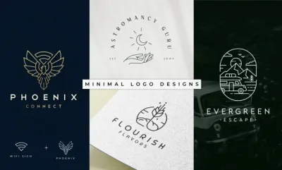 Je vais faire le design d'un logo d'entreprise minimaliste et créatif