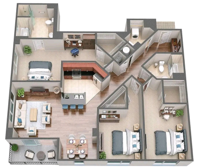 Je vous fais des plans architectural 2D et 3D