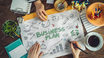 Création d'un business plan professionnel.
