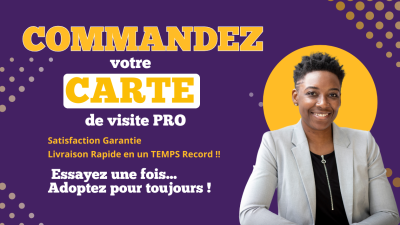 Je crée votre carte de visite professionnelle 