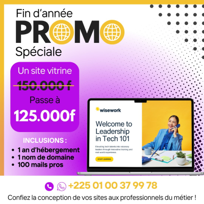 Je crée votre site vitrine pour vous faire démarquer